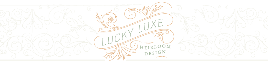 Lucky Luxe Letterpress Wedding Stationery